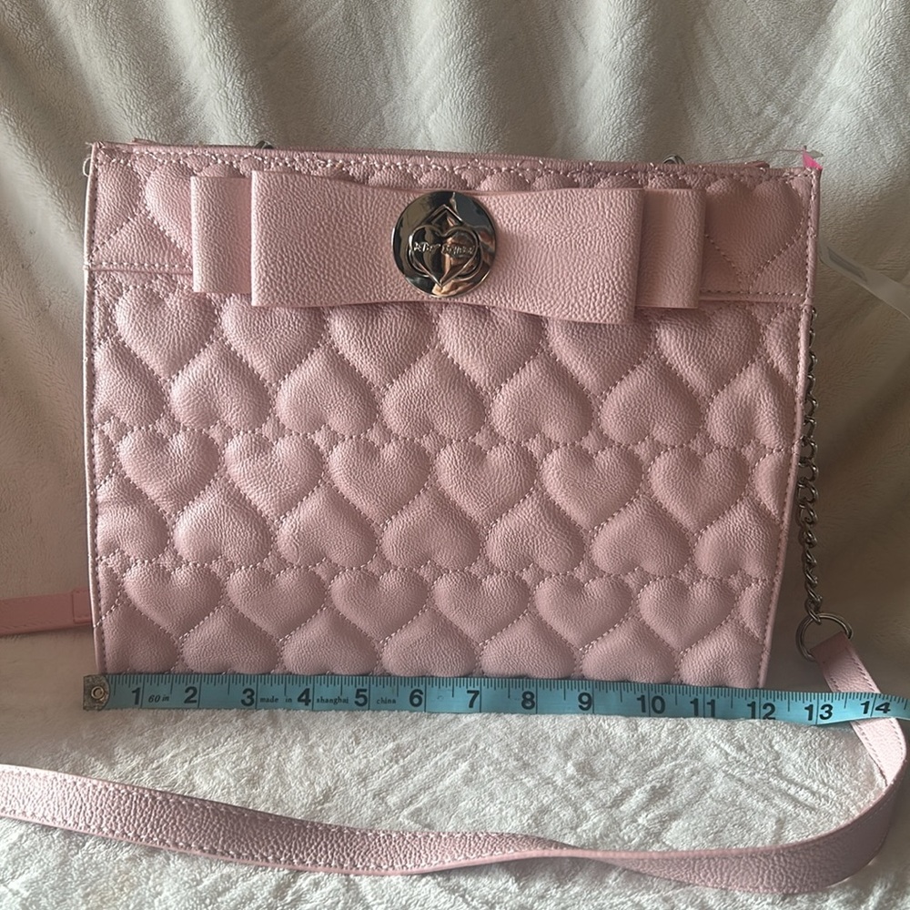 Betsey Johnson Satchel/crossbody with top handle - Picture 8 of 12